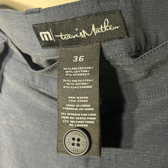 Travis Mathew Pants Men's Performance Golf Blue Sporty Comfy Casual Athletic 36 - Picture 7 of 8
